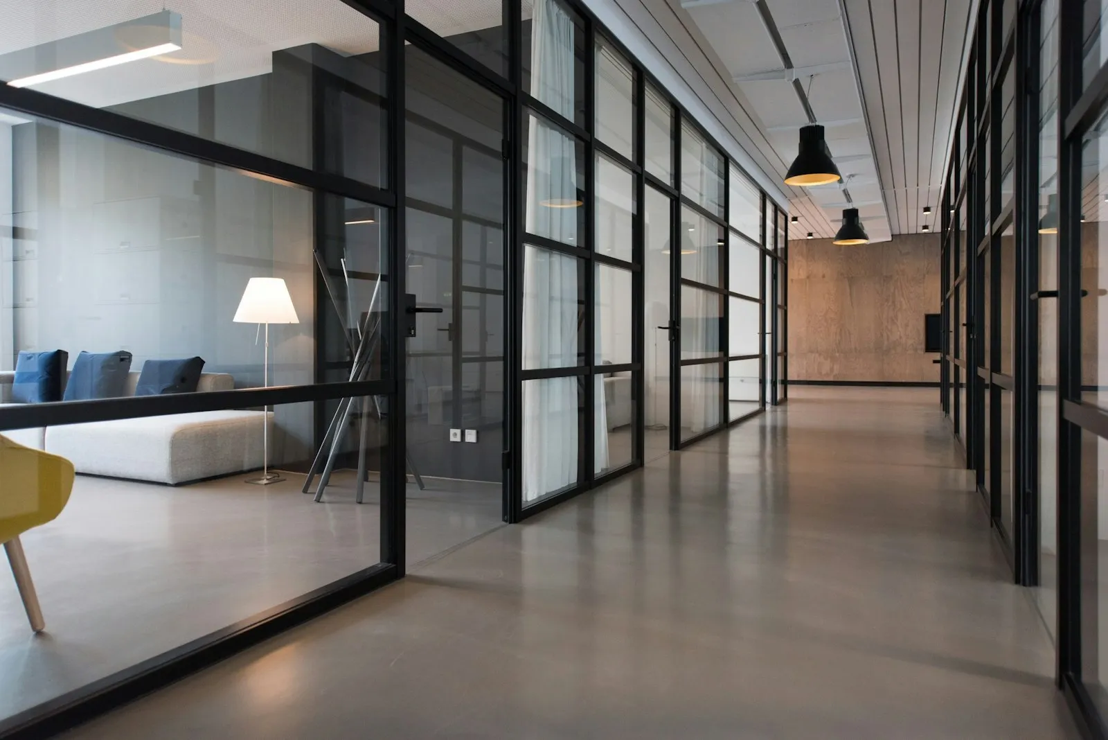 Aluminium & Glass Partitions work by Nivethitha Marketing