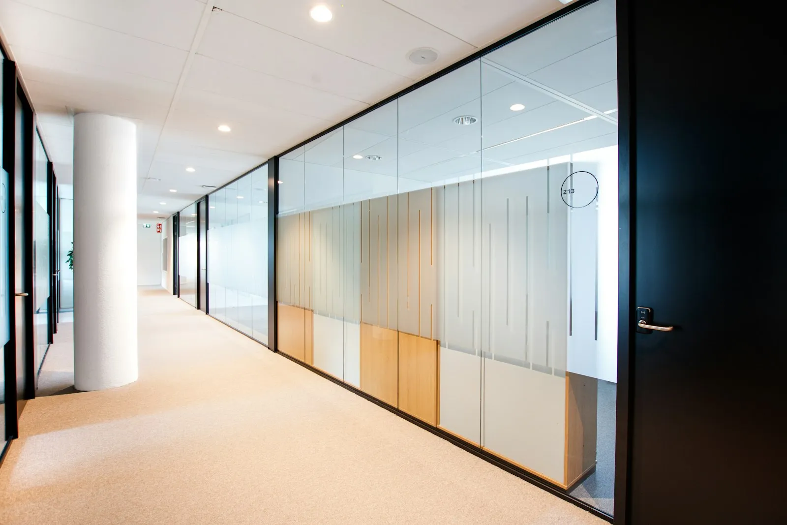 Aluminium & Glass Partitions work by Nivethitha Marketing